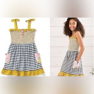 NWT Matilda Jane 435 Snakes and Ladders Dress Tunic Tween size 14 summer sweet